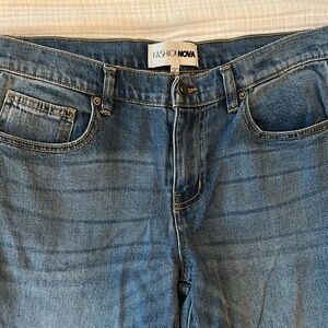 Medium Denim Distressed Jeans